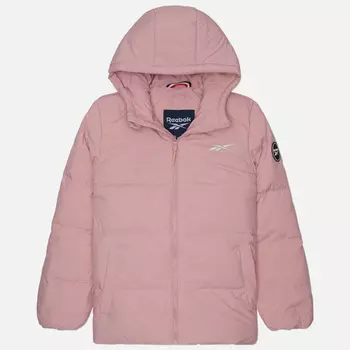 Женский пуховик Reebok Stretch Puffer, цвет розовый, размер L