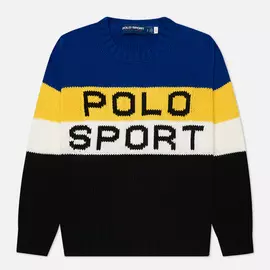 Женский свитер Polo Ralph Lauren Polo Sport Colour-Blocked, цвет чёрный, размер S