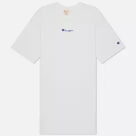 Женское платье Champion Reverse Weave Small Script Logo Midi, цвет белый, размер M