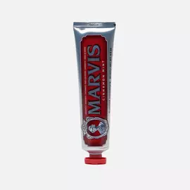 Зубная паста Marvis Cinnamon Mint + XYLITOL Large, цвет красный