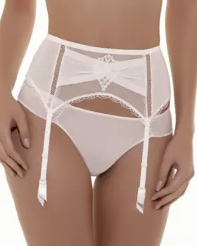 Elixir Attrape Coeur garter belt (White)