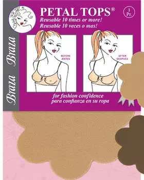 Наклейки на соски Braza Bra (многоразовые)