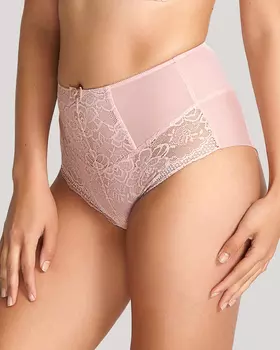 Panache Arla High Waist Brazilian Brief (Pearl Blush)