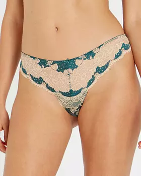 Panache Clara Thong Brief (Emerald)