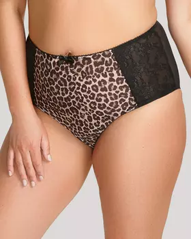 Panache Sculptresse Chi Chi High Waist Brief (Leopard print)