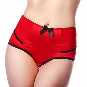 Parfait Charlotte Highwaist Brief (Red Rose)