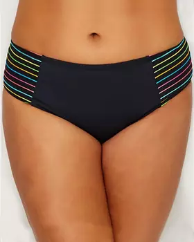 Плавки Elomi Neon Nights Mid Rise Brief (Black)