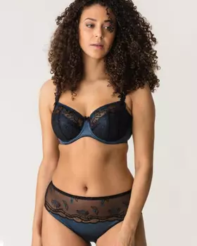 PrimaDonna Chandelier Padded Balcony Bra (Mineral Blue)