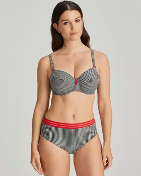 PrimaDonna Gentle Lady Full Cup Wire Bra (Black Check)
