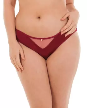 Scantilly Peek A Boo Brief (Red)