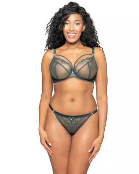 Scantilly Surrender Plunge Bra (Emerald)