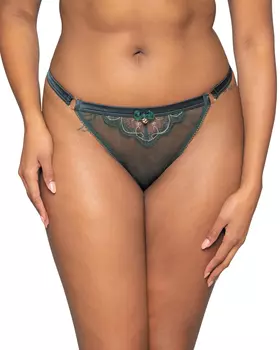 Scantilly Surrender Thong Brief (Emerald)