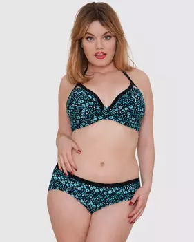 Верх купальника Curvy Kate Reflex Plunge Bikini (Floral Print)