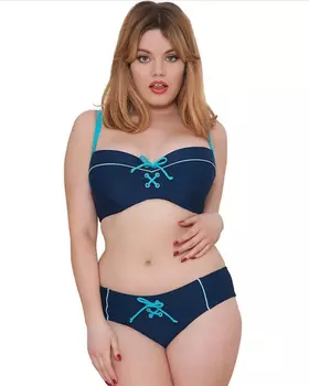 Верх купальника Curvy Kate Set Sail Balcony Bikini (Indigo Mix)