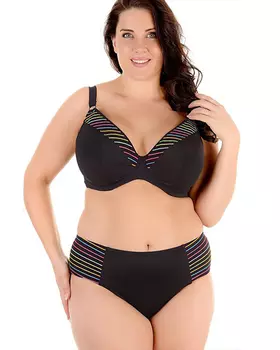 Верх купальника Elomi Neon Nights Bikini Top (Black)