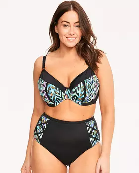 Верх купальника Elomi Tribal Instinct Bikini Top (Black/Multi)