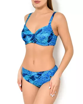 Верх купальника Felina Beach Paisley Bra (Blue Paisley)