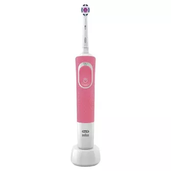 Электрическая зубная щетка Oral-B Vitality 3D White Pink D100.413.1