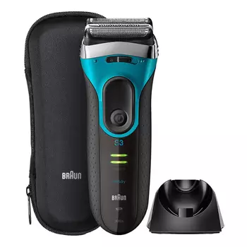 Электробритва Braun Series 3 ProSkin 3080s с зарядной станцией и тканевым футляром
