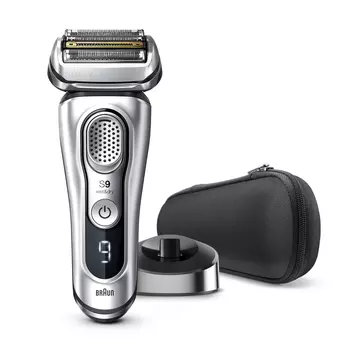 Электробритва Braun Series 9 9330s с зарядной станцией и тканевым футляром