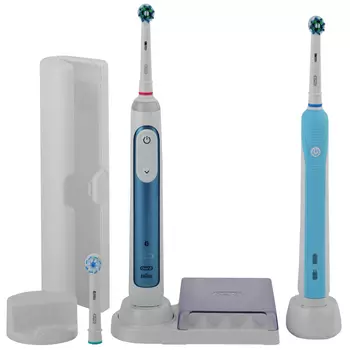 Набор электрических зубных щеток Oral-B Smart 6 6500W (Smart 6000 + Pro 500)