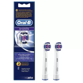 Насадка для зубных щеток Oral-B 3D White EB 18-2 (2 шт)