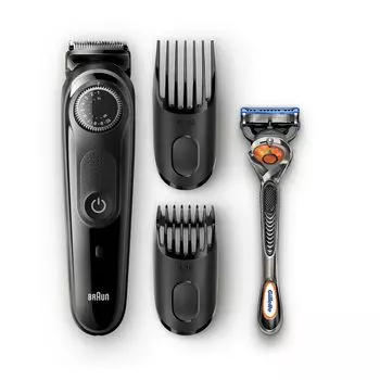 Триммер для бороды Braun BT3042 + Бритва Gillette