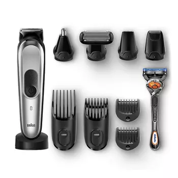 Триммер для стайлинга Braun MGK7920TS + Бритва Gillette