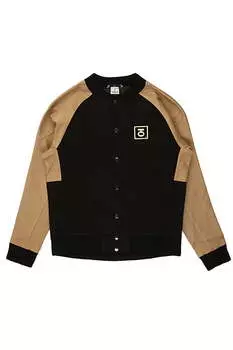 Бомбер Logo, цвет Черный, Коричневый