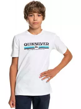 Детская Футболка Quiksilver Lined Up 8-16 White