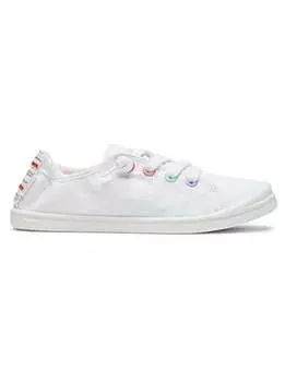 Детские Кеды кроссовки Roxy Bayshore White/Multi Monogram