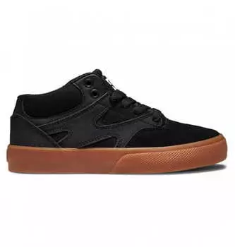 Детские Кеды кроссовки Dc Kalis Vulc Mid Black/Gum