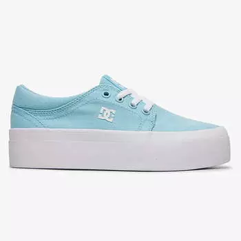 Детские Кеды кроссовки Dc Trase Platform Tx Light Blue