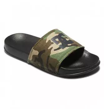 Детские Сланцы Dc Black Camo