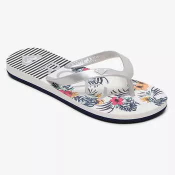 Детские Сланцы Roxy Tahiti White/Silver