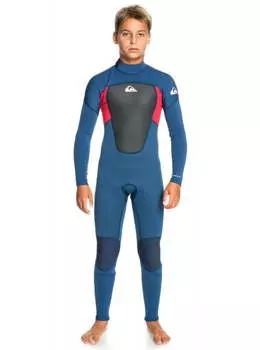 Детский Гидрокостюм С Молнией На Спине Quiksilver 3/2Mm Prologue