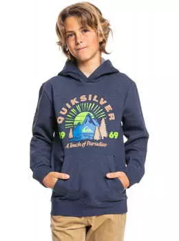 Детское Водостойкое Худи Quiksilver Big Logo Snow Insignia Blue