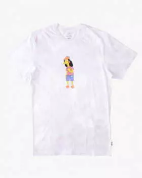 Футболка из органического хлопка Simpsons Otto Tie Dye