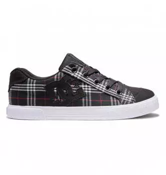 Кеды кроссовки Dc Chelsea Black/Plaid