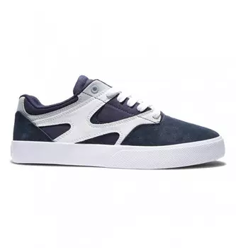 Кожаные Кеды Kalis Vulc Dc Navy/White