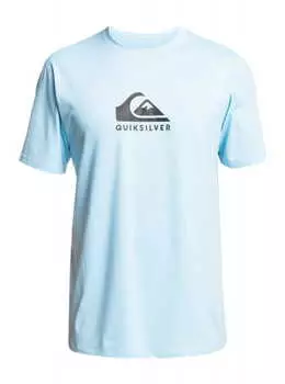 Мужская Гидрофутболка С Коротким рукавом Quiksilver Solid Streak Upf 50