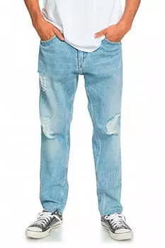 Мужские Укороченные Джинсы Quiksilver High Water Blue Rip