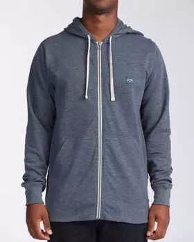 Мужское Худи Billabong All Day Zip Navy