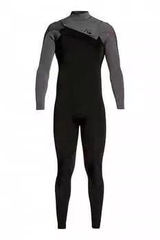 Мужской Гидрокостюм С Молнией На Груди Quiksilver 3/2Mm Highline Ltd Monochrome Black/ Jet Black