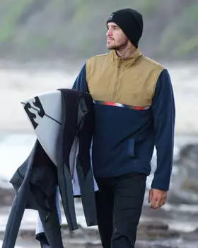 Мужской Свитшот С Высоким Воротником И Молнией До Груди Boundary