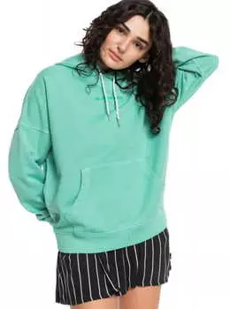 Оверсайз Худи Из Органического Хлопка Quiksilver Womens Marine Green