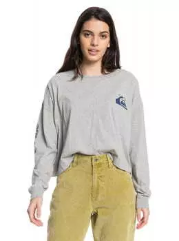 Оверсайз Лонгслив Из Органического Хлопка Quiksilver Womens Oversized Crop