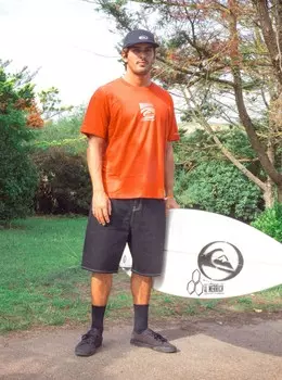 Широкие мужские джинсовые шорты Saturn Baggy