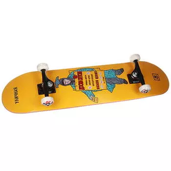 Скейтборд в сборе Юнион Advertise 8,0x31,785 Medium, Колёса 52mm/102a Подвески для скейтборда 139, Подшипники для скейтборда ABEC 7 Причина уценки - Винт доски