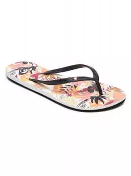 Сланцы ROXY Bermuda Print Black/Orange